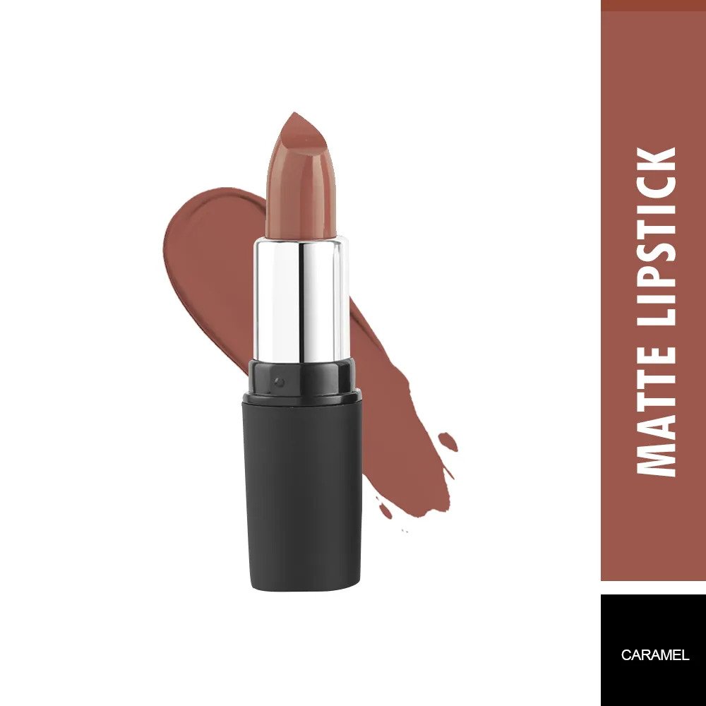 Swiss Beauty Pure Matte Lipstick - 214 Caramel(3.8g)