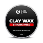Beardo Hair Clay Wax - Strong Hold For Men matte Finish With Volume (100g)