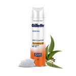 Gillette Sensitive Shaving Gel, Deep Comfort With Aloe Vera| 0% Parabene (195gm)