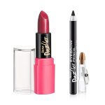 Eyetex Dazller Day-To-Day Pack: Lipstick (Glossy) + Eyebrow Pencil (0.03g) - 603