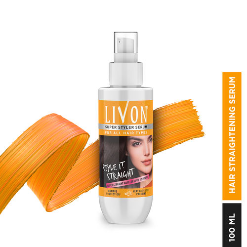 Livon Super Styler Hair Serum for Women & Men for Hair Straightening  (100ml) - Cosmo Worlds