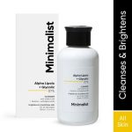 Minimalist 7% Alpha Lipoic + Glycolic CLEANSER With Vit B5 Glycolic Acid For Brightens & Smoothens Skin (100ml)