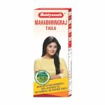 Baidyanath Maha Bhringraj Ayurvedic Hair Oil For Strong Hair No Chemical - 200ml